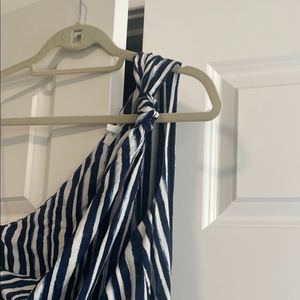 Maurices Navy and White One-Shoulder Dress - Picture 5 of 8